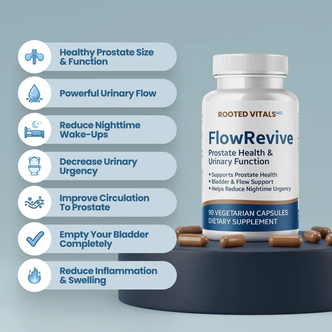 Natural prostate support supplement for men – Flow Revive
